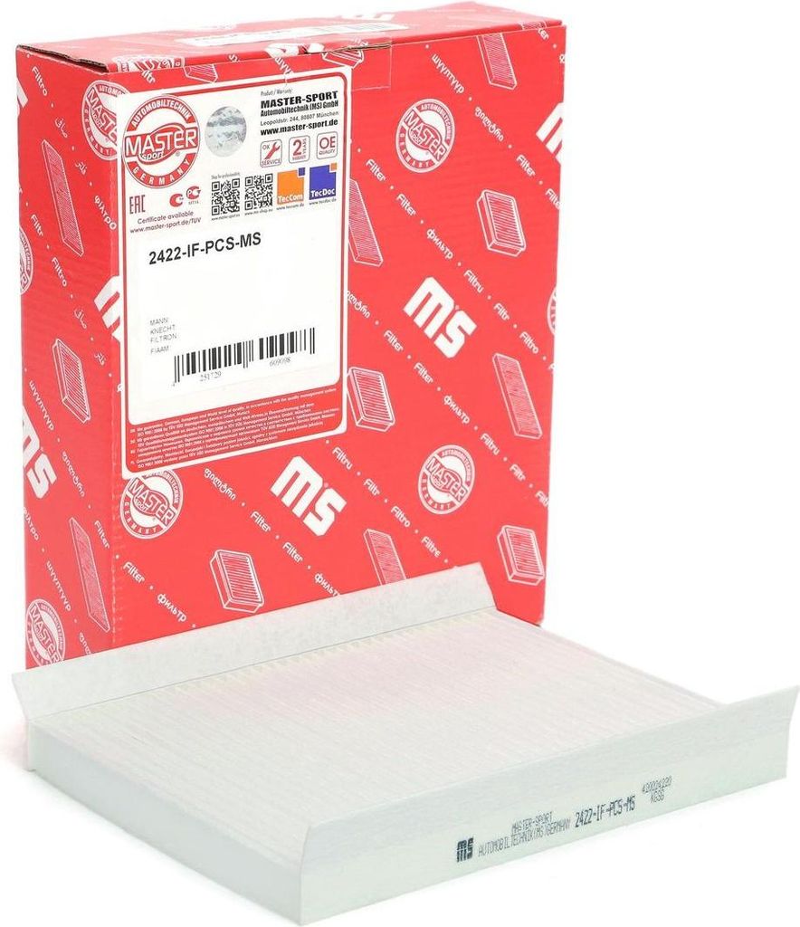 MASTER-SPORT 2422-IF-PCS-MS Innenraumfilter Pollenfilter Produktbild 