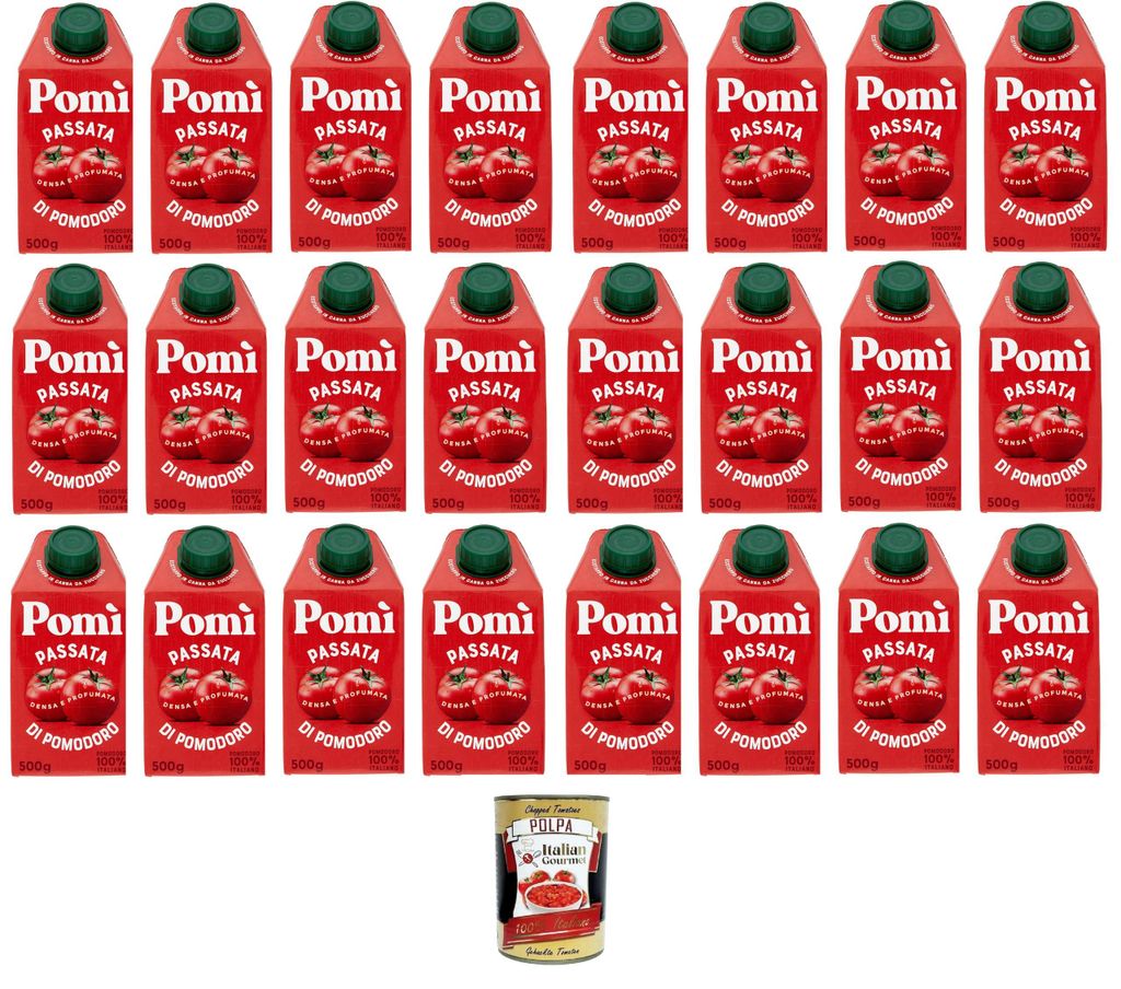 Pomì Passata di Tomaten – 24x500g Tomatenpassata im Produktbild 