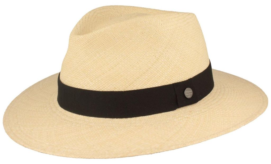 Original Panamahut Traveller mit UV-Schutz 50 von Hut-Breiter in beige