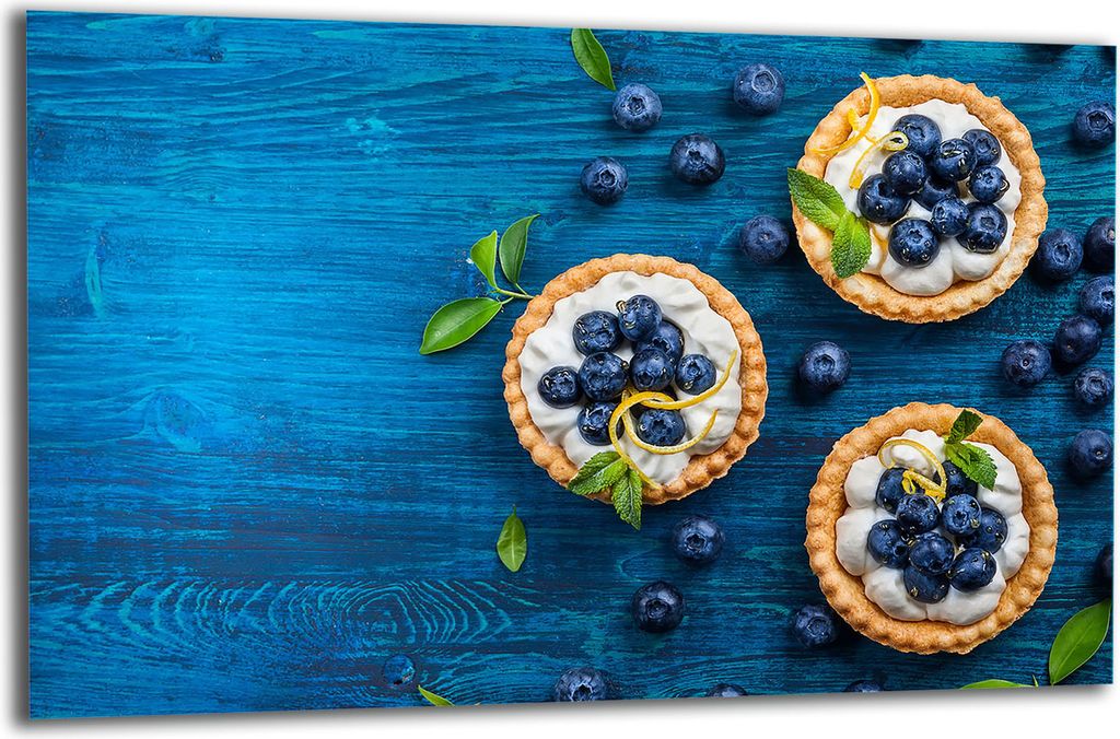 Herdabdeckplatte Glaskeramikkochfeld-Abdeckung Spritzschutz Glas 80x52 Kuchen