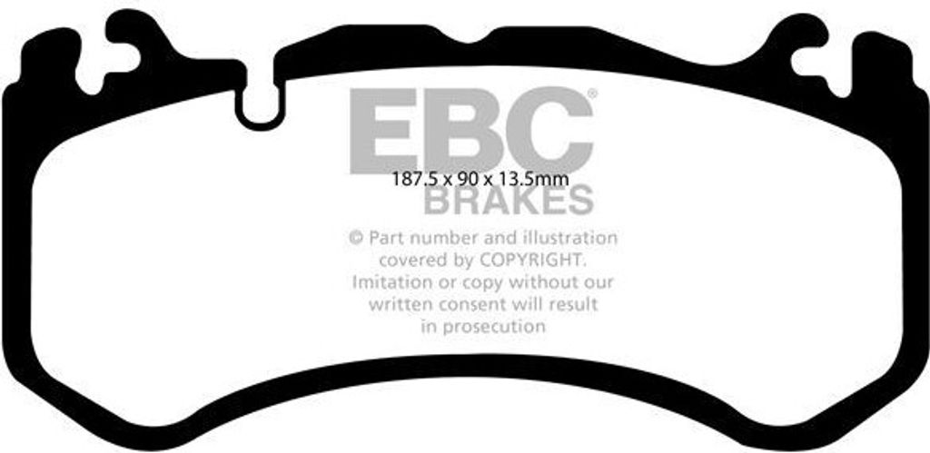 Bremsbelagsatz, Scheibenbremse EBC BRAKES DP41939R