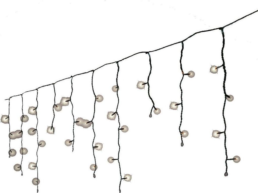 Lumineo LED Icicle Lights Twinkle 11 m, 259 LED diód, Obrázok produktu 