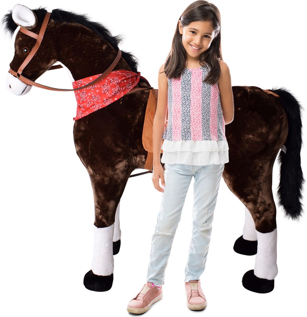 TE-Trend Reitpferd Pferde Spielzeug Schaukelpferd Pferd zum Produktbild 