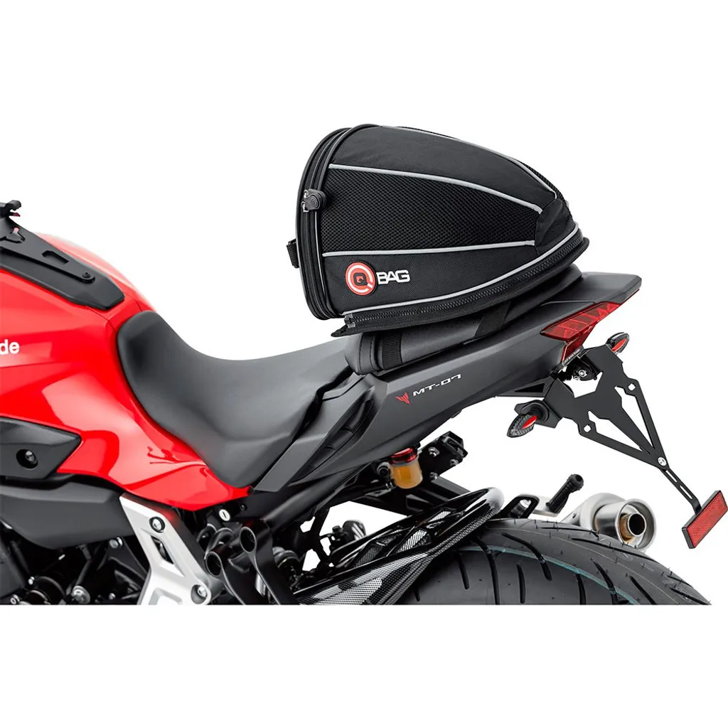 Qbag Tail 06 Borsa da Sella Moto 8l Nero Universale per Turismo