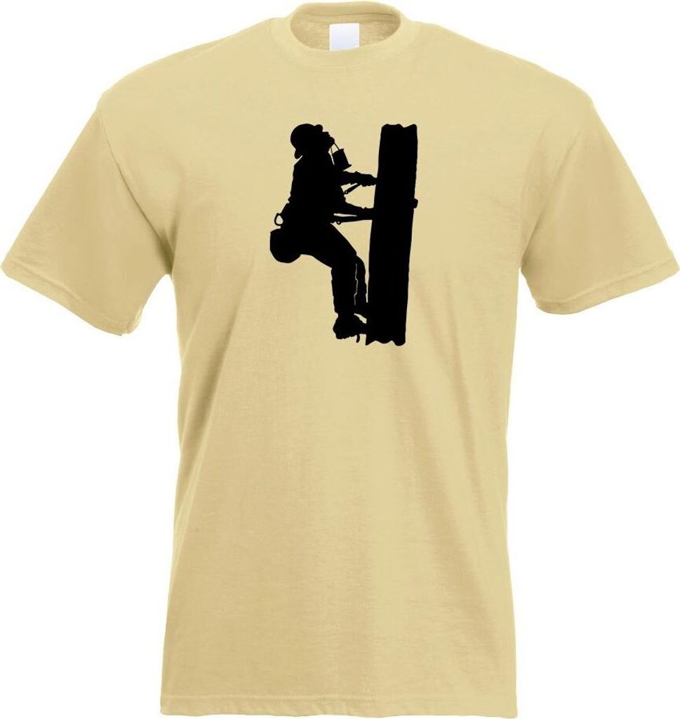 Kiwistar - T-Shirt - Khaki - Netzmonteure Motiv 1 - Elektriker Herren Funshirt Bedruckt Design Sprüche Spruch Motive - mit Motiv Bedruckt - Funshi...