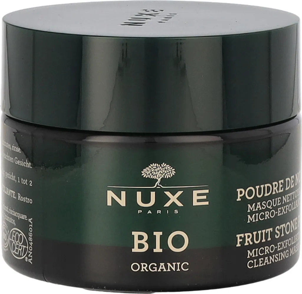 Masque visage micro-exfoliant certifié bio NUXE pour purifier le grain