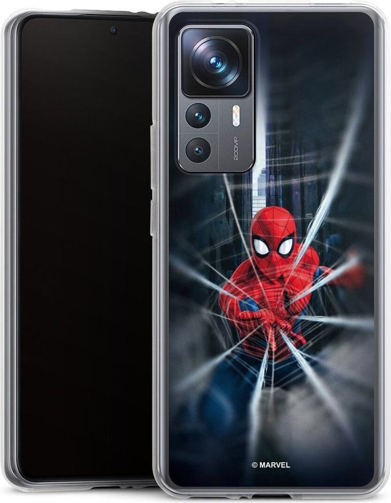 DeinDesign Handyhülle für Xiaomi 12T 5G Silikon Hülle Case Smartphone Schutzhülle Kinofilm Marvel Spider-Man