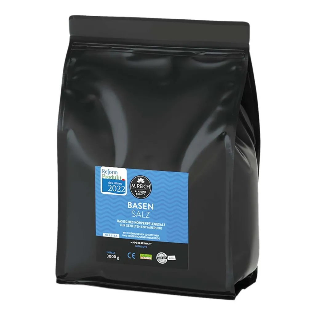 Sel basique en sachet de 3kg - Gros sel marin pour cuisine et cuisson