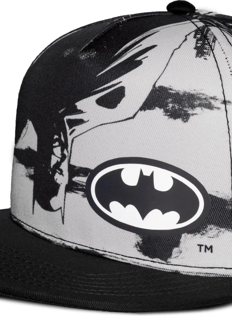Casquette Batman Baseball Noir avec Logo Chauve-souris Inversé DC - 3