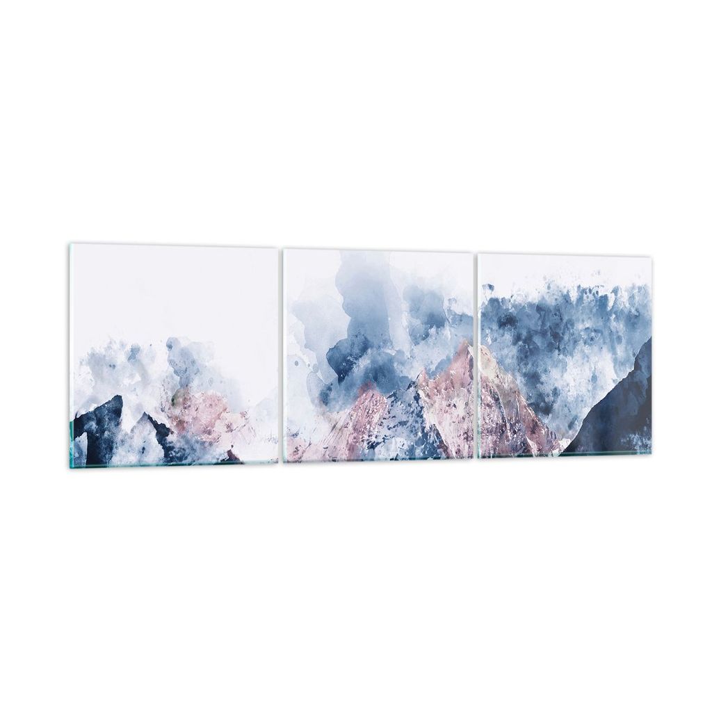 Bilder auf glas - Abstraktion modern - 150x50cm - Glasbilder - Wandbilder - Kunstdruck - zum Aufhängen bereit - Wanddekoration aus Glas - Glas Bil...