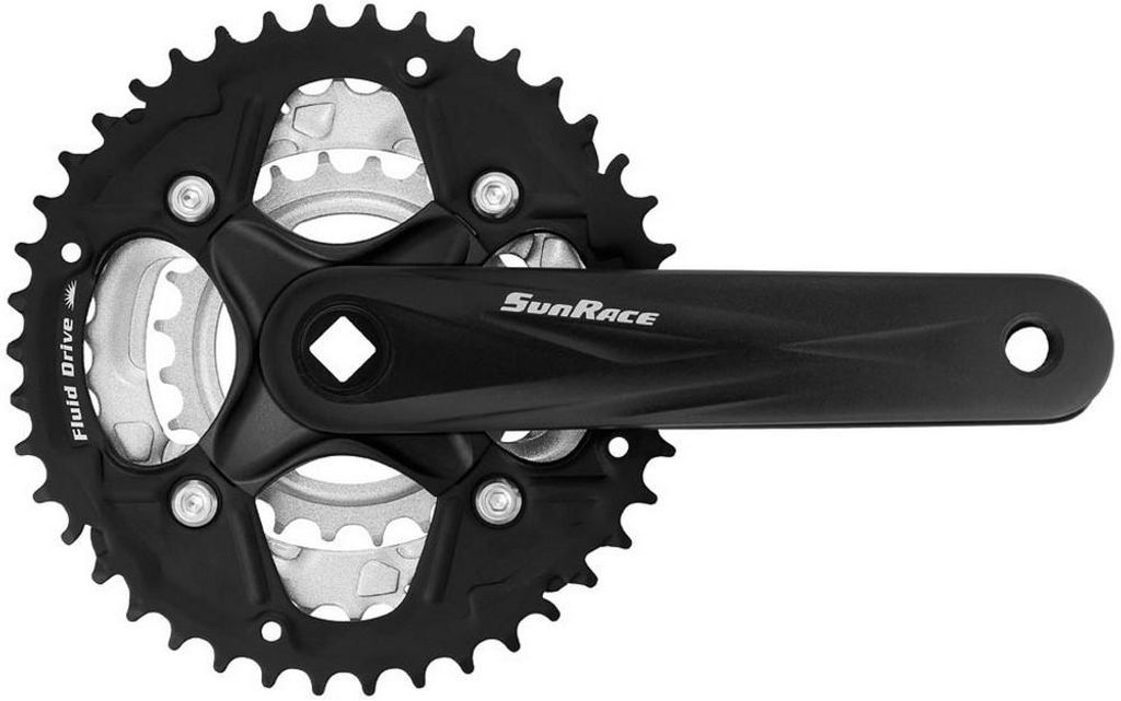 Conjunto de bielas SunRace FCM500 de 7/8 velocidades, con Imagen del producto 