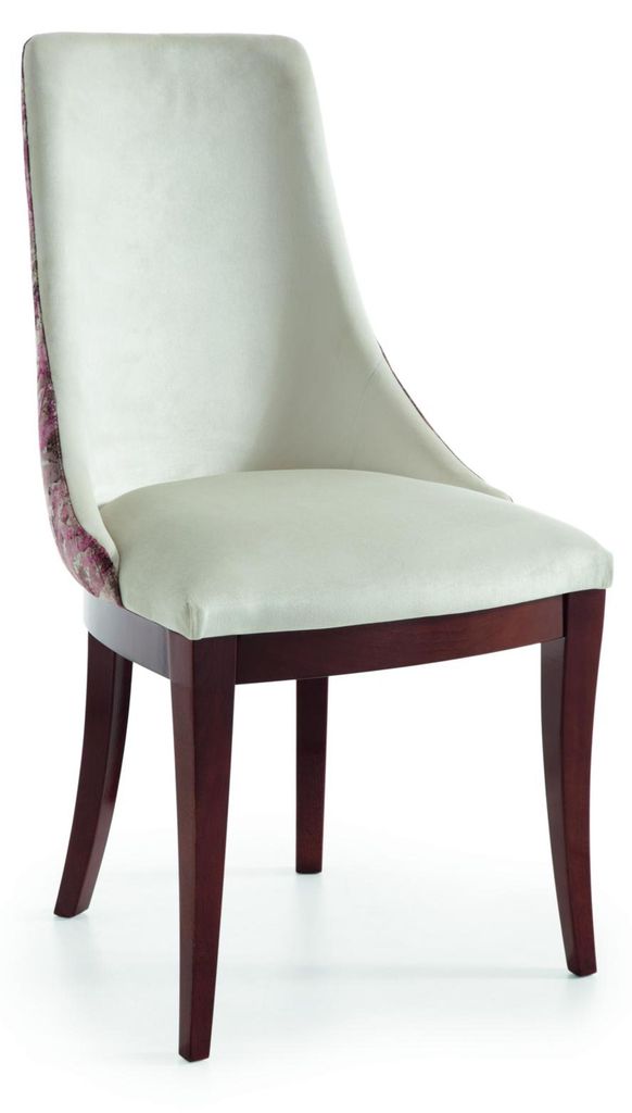 Designer Stuhl Sessel Königlicher Klassiker Stühle Polster Lehn Sitz Holz Neu