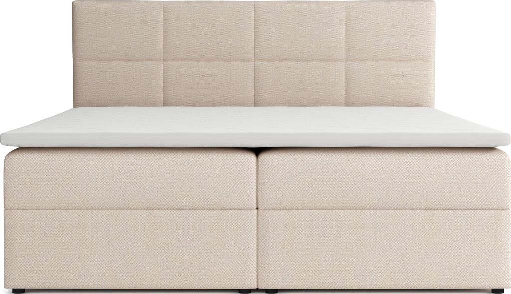 VENASI BETTY Boxspringbett 160x200 mit Bettkästen H2/H3 Produktbild 