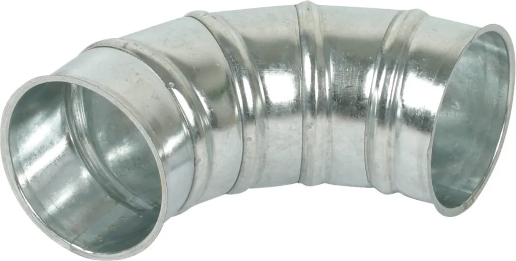 Coude d'aspiration 90 degrés diamètre 250 mm pour gaine de copeaux