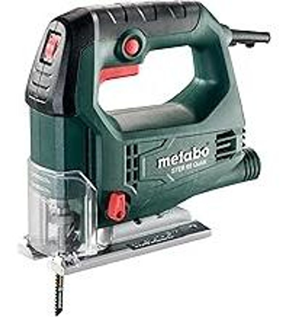 Metabo Stichsäge STEB 65 Quick – 601030500 – Präzises, materialgerechtes Sägen durch variable Hubzahl, Pendelhub und Metabo Quick für schne...