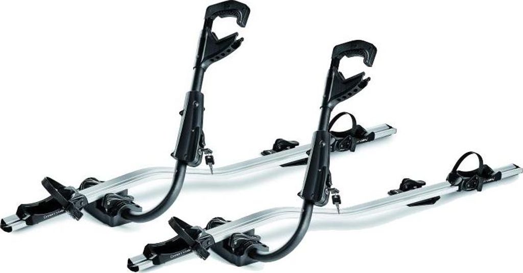 2x Fast Rider Alu Fahrradträger + Dachträger VDP Delta kompatibel mit Bmw Serie 5 (G30) (4 Türer) ab 2017