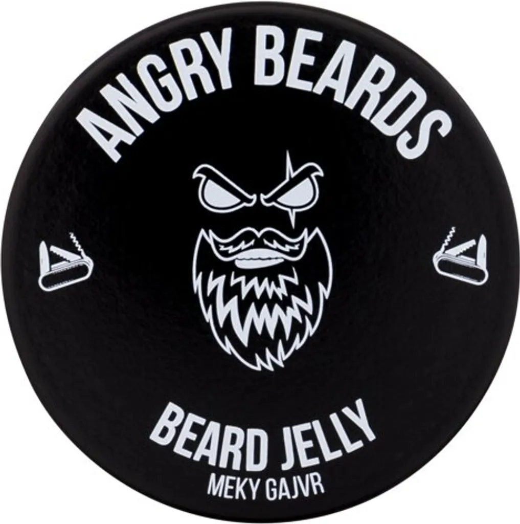 Gelée de barbe Meky Gajvr Angry Beards 26 : Soin coiffant barbe 100ml