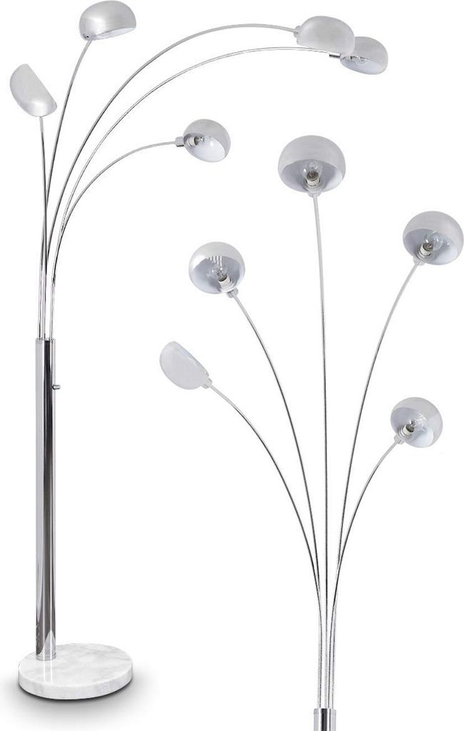Suio »Suio« Stehleuchte aus Metall in chrom mit Lichteffekt Produktbild 1