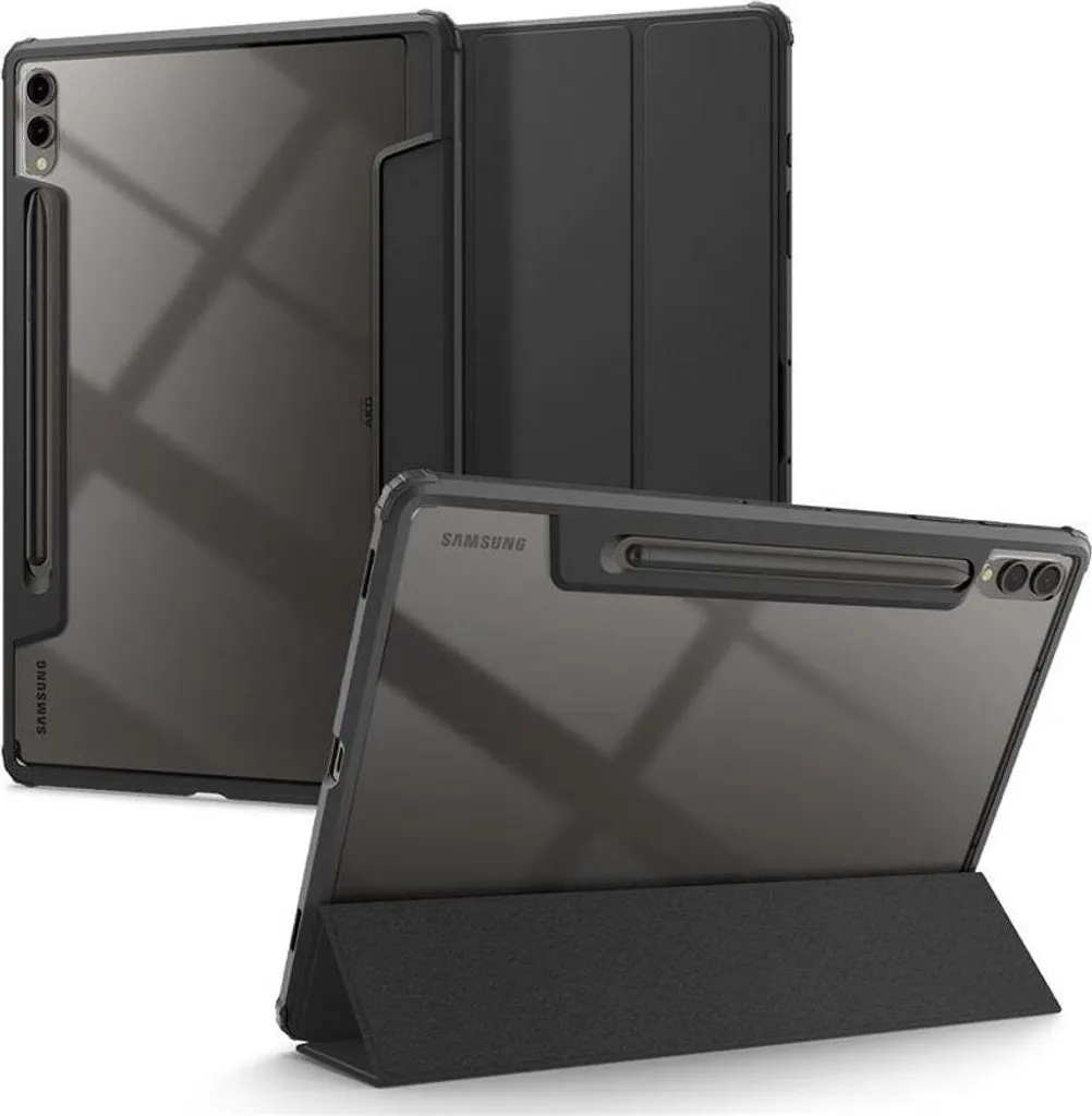Étui Galaxy Tab S9 Plus 12.4 Spigen pour Travail et Loisirs - Noir