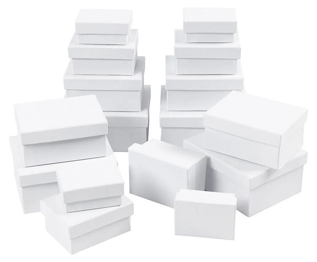 Boîtes de Rangement pour Cuisine et Bureau Rectangulaires Lot de 4