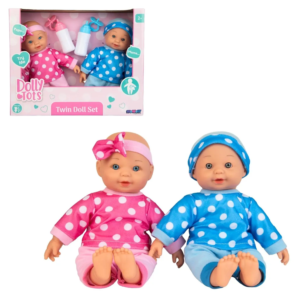 Duo poupons jumeaux Baby Boo et poupée sonore pour s'amuser
