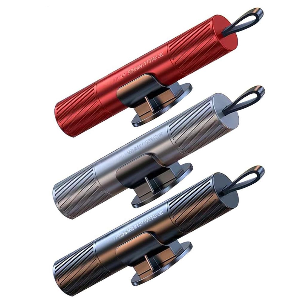 Notfall-Autohammer 3er Set – Sicherheitsglaszertrümmerer & Produktbild 