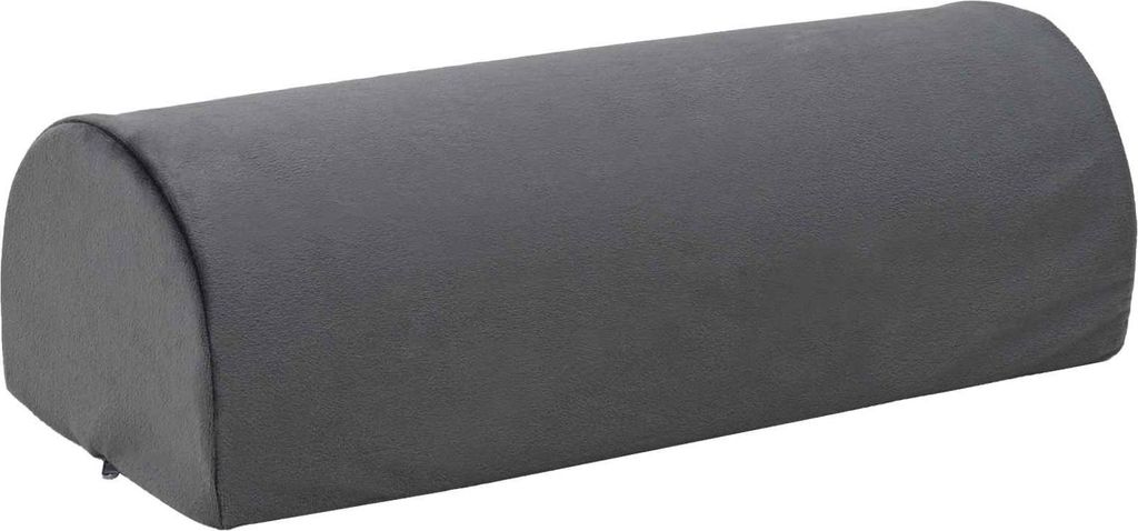 vidaXL Fußstützenkissen Uni Grau 42 x 18 x 13 cm PolyurethanSchaum