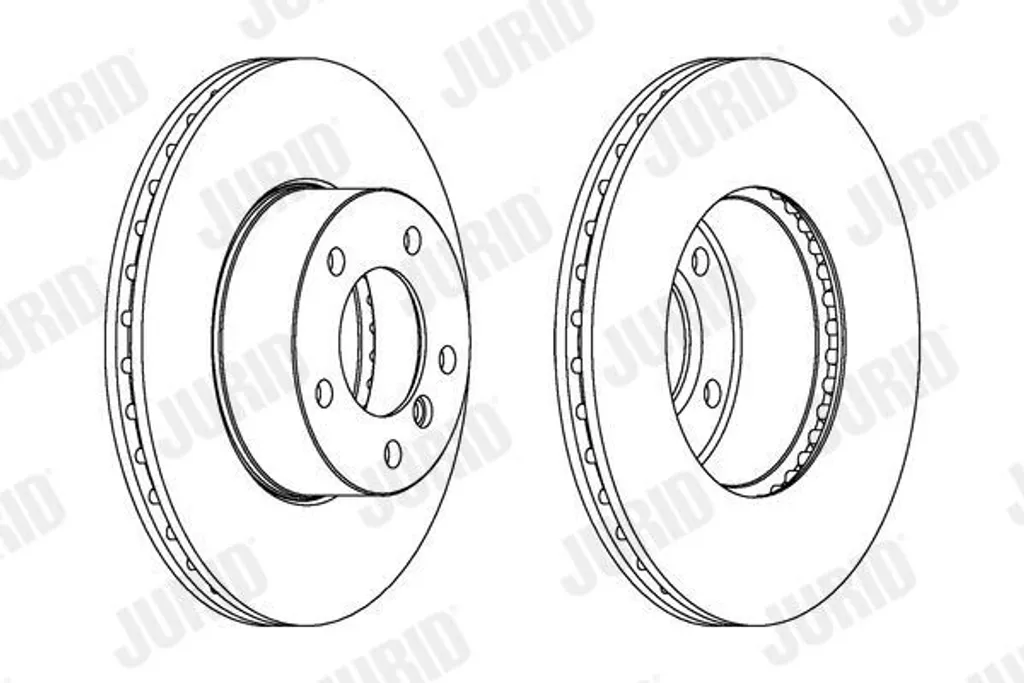 Disque de Frein JURID 562342JC Haute Qualité pour BMW 3 Touring et E90