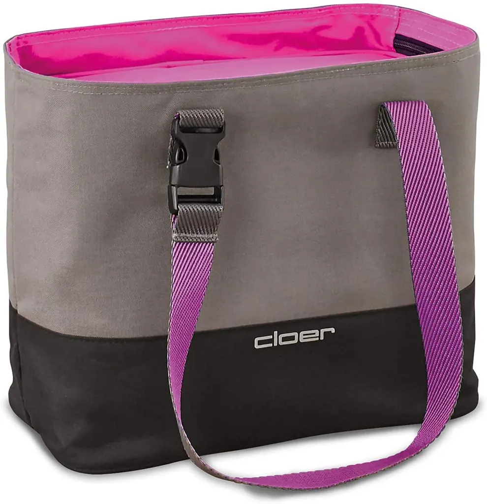 Cloer Lunch Bag Mary 810-11 isolato cenere ROSA isolierfunktion 9 LITRI 