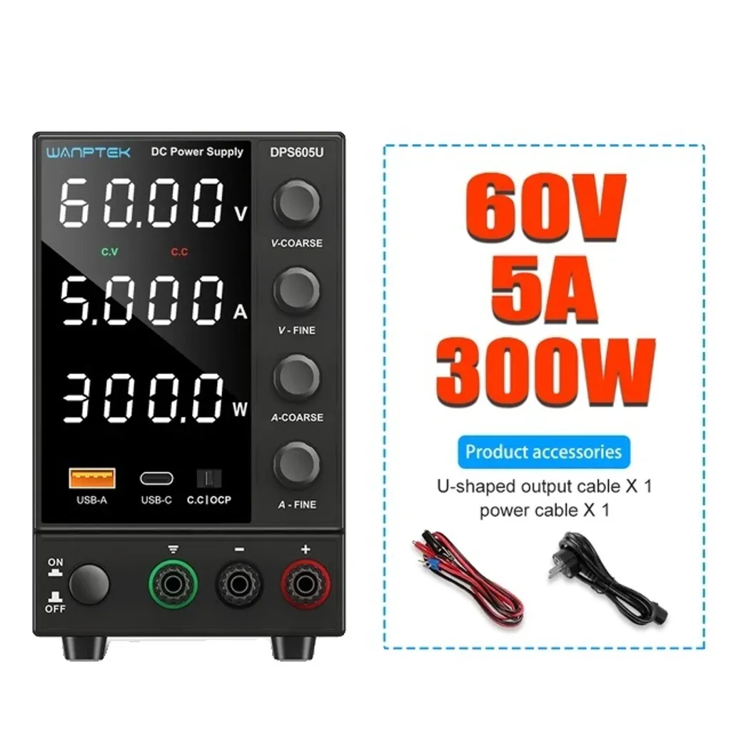 Alimentatore Stabilizzato 60V 5A DPS605U - Disponibile in Pronta Consegna