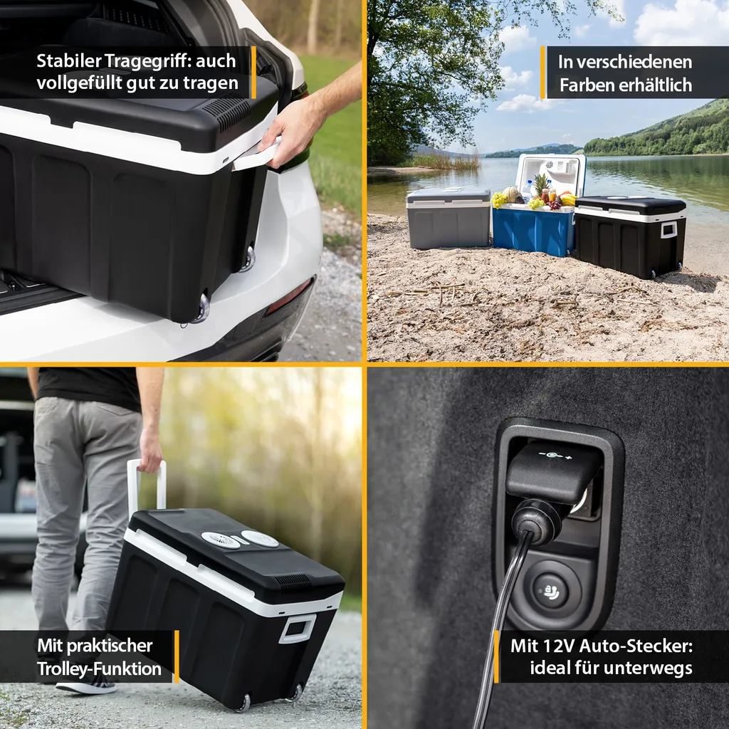 Glacière Électrique Portable Haute Performance 45L avec Double Prise - 3