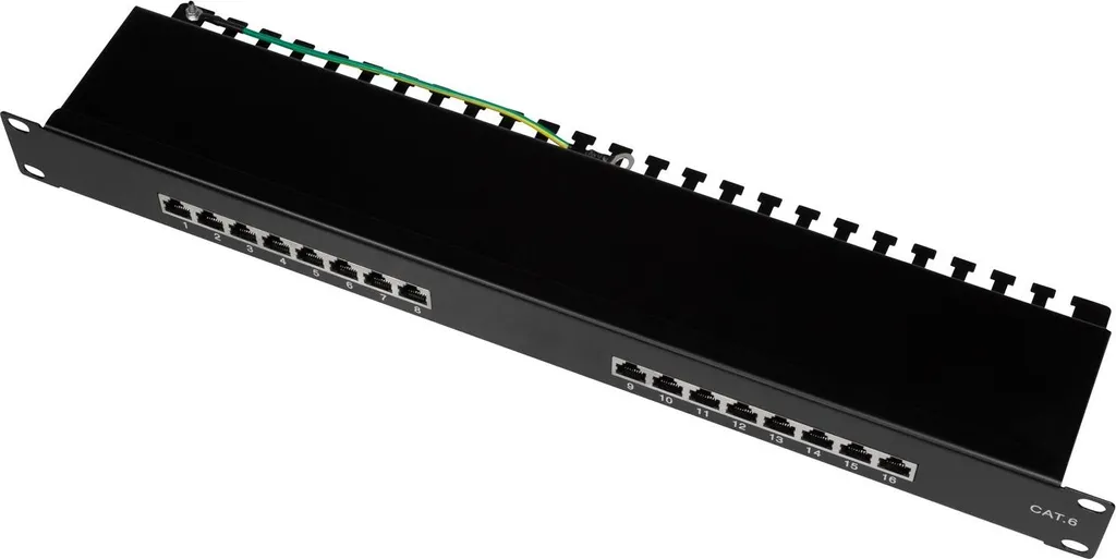 LogiLink Pannello Patch 19 Pollici 16 Porte Cat.6 UTP Nero - 4
