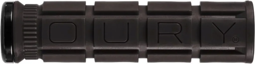 Paire de poignées de vélo VTT Lizard Skins Oury V2 Lock-On Noires