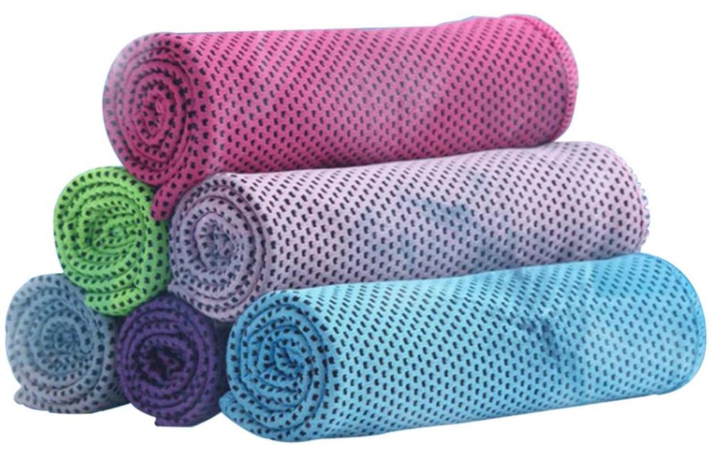6er-Pack Kühlhandtücher aus Mikrofaser,  für den Sommer, Produktbild 
