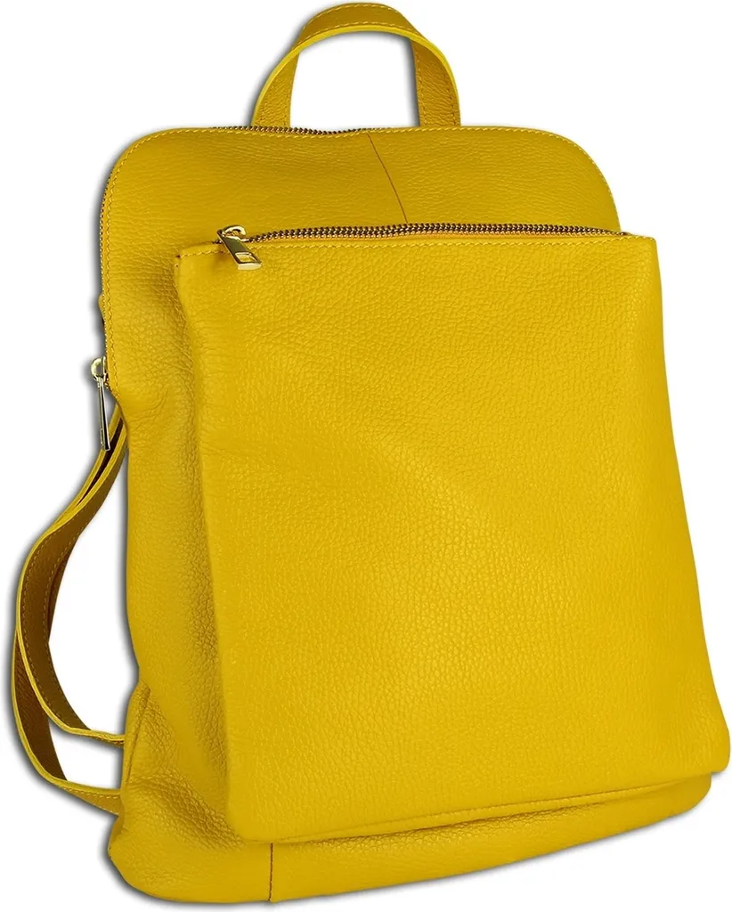 Toscanto Zaini Zaino City in pelle gialla OTT610RY