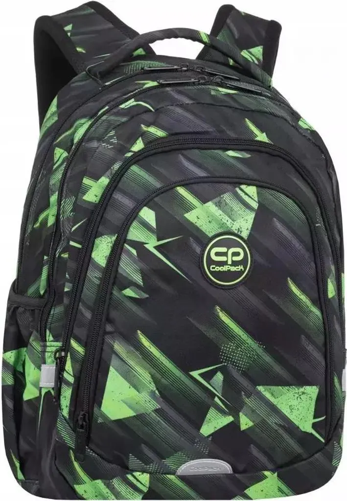 Zaino Coolpack Verde Mirror | Comparto Laptop e Schienale Ergonomico