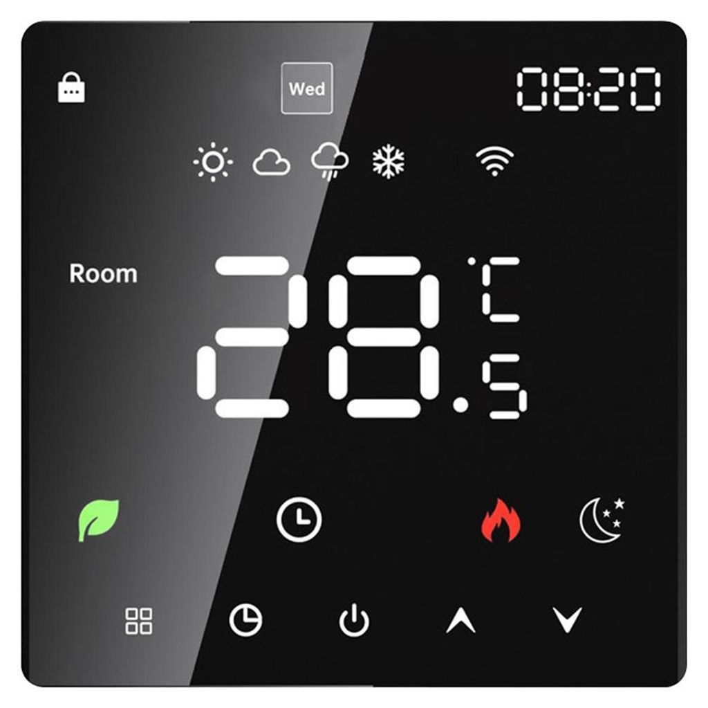 Wyświetlacz LCD Inteligentny regulator temperatury Zdjęcie produktu 