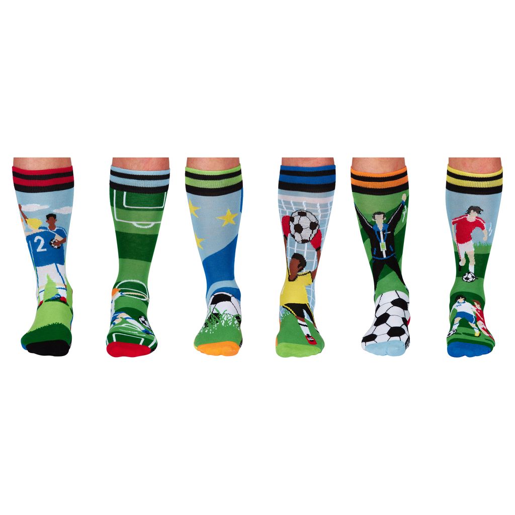 Dino Oddsocks Socken 6er Set – Größe 39-46, Bunt Gemischt, Dinosaurier-Motive
