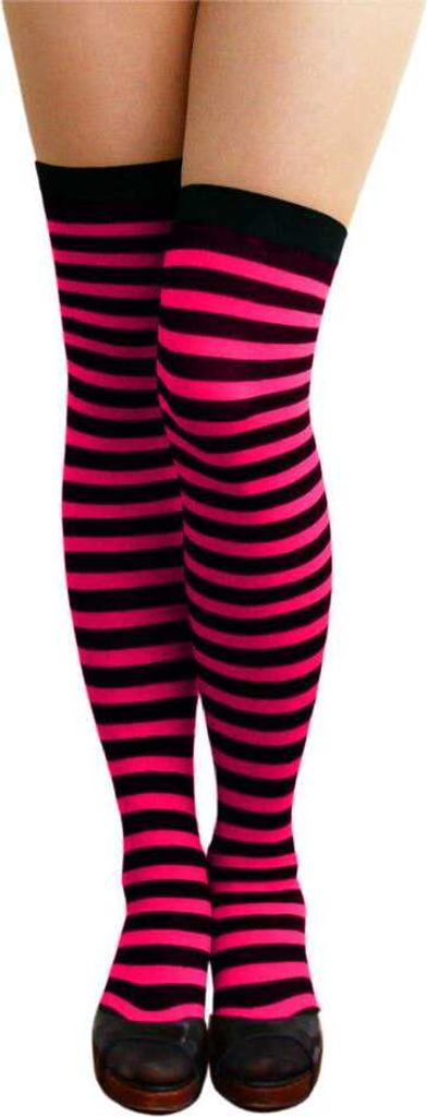 Oblique Unique Ringel Strumpfhose Overknee geringelt Produktbild 