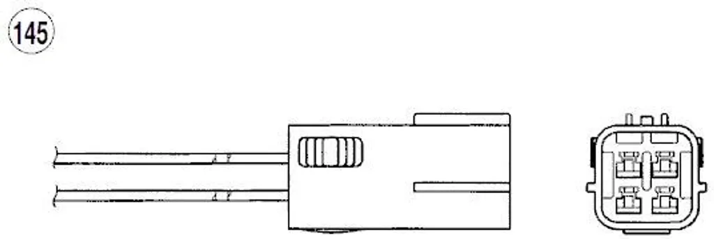 Sonde Lambda NGK 90907 OE L541 18861 A pour Mazda 3 BL et Mazda 5 CW
