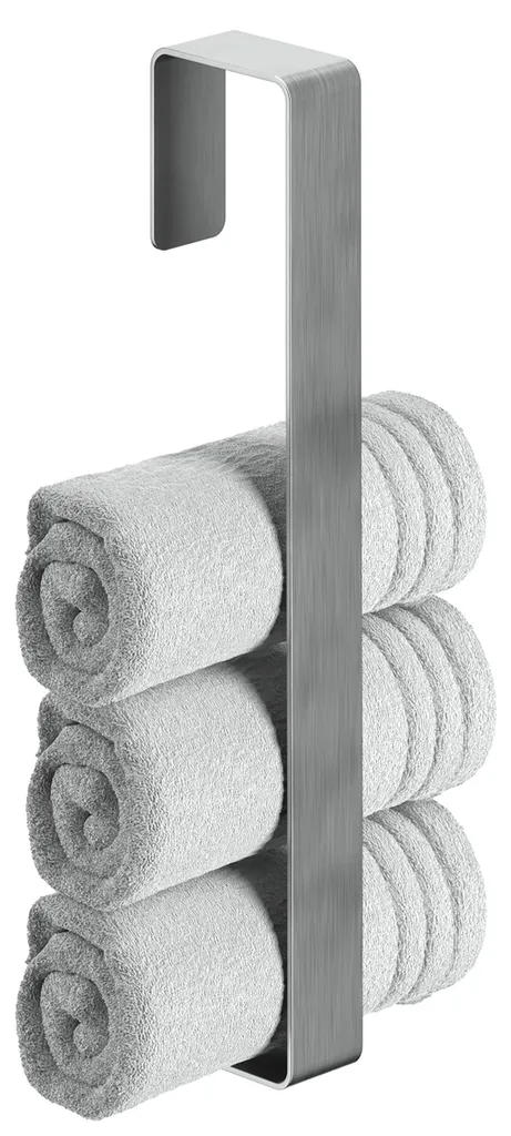 Support serviettes mural autocollant en inox pour petite salle de bain