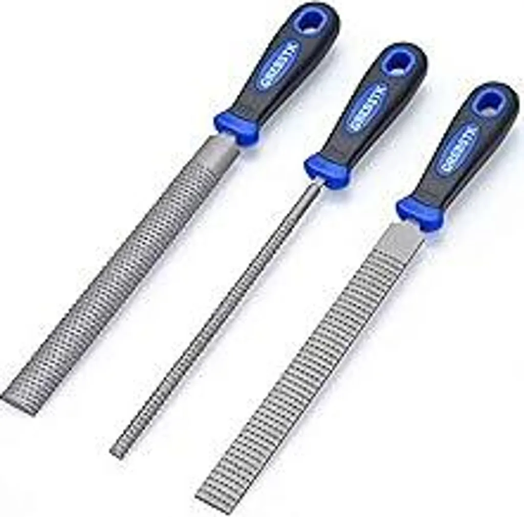 Set Raspe Legno GREBSTK 31cm - Acciaio Temprato Alta Qualità 3pz