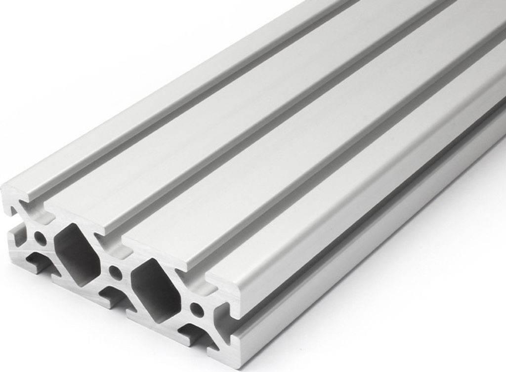 Länge 1520mm - Aluminiumprofil 40x120S I-Typ Nut 8 (schwer), silber eloxiert. Aluminium Profil 40x120 Alu Profil 40 x 120 Montage- Systemprofil