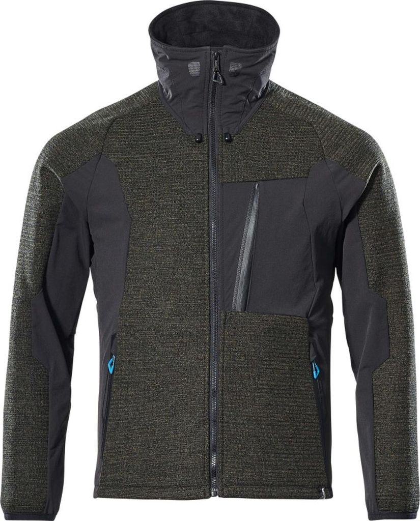 Mascot ADVANCED Strickjacke mit Membran Gr. 2XL mossgrün/schwarz