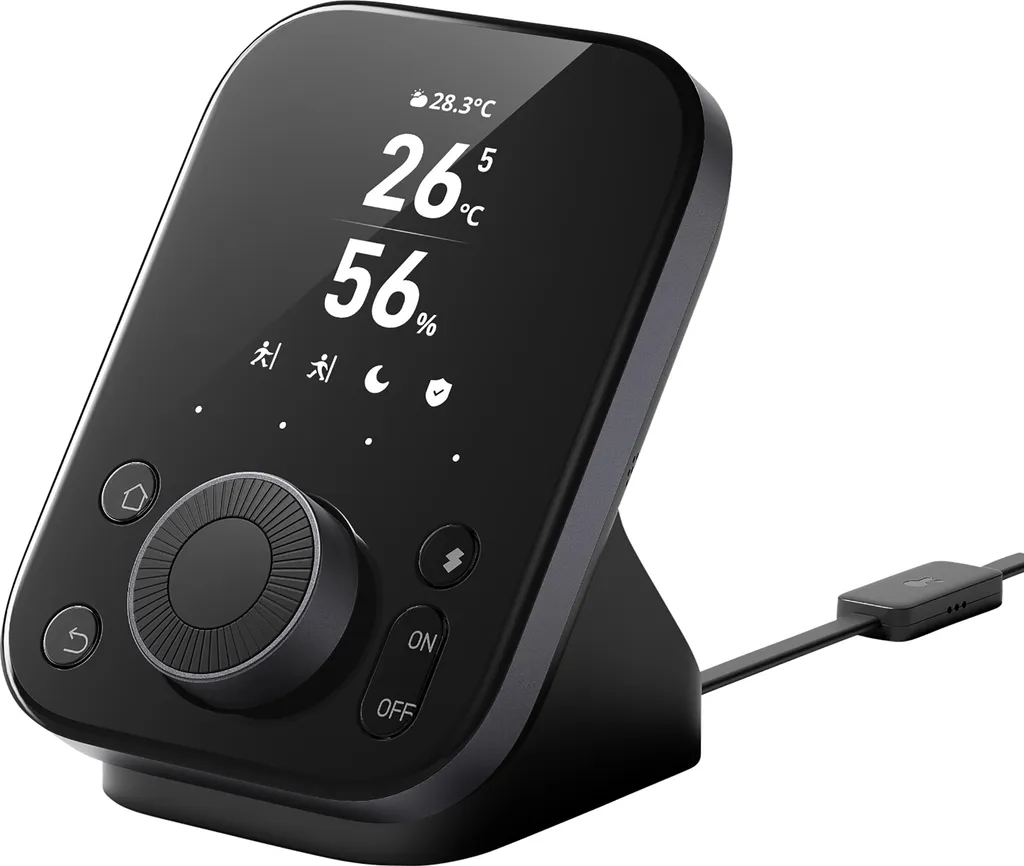 SwitchBot Hub 3 Thermomètre Hygromètre WiFi Noir pour Maison Connectée