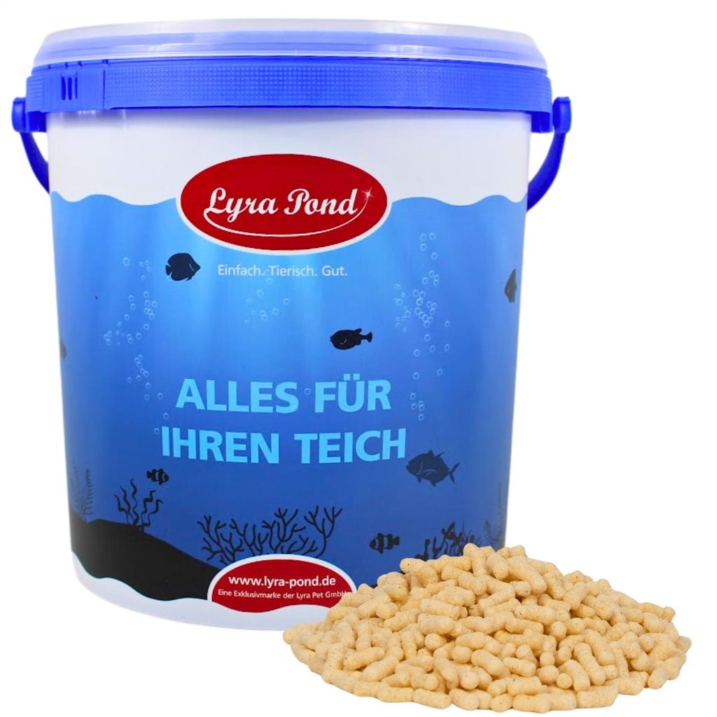 10 Liter (0,85 kg) Lyra Pond® Pond Sticks Fischfutter Produktbild 
