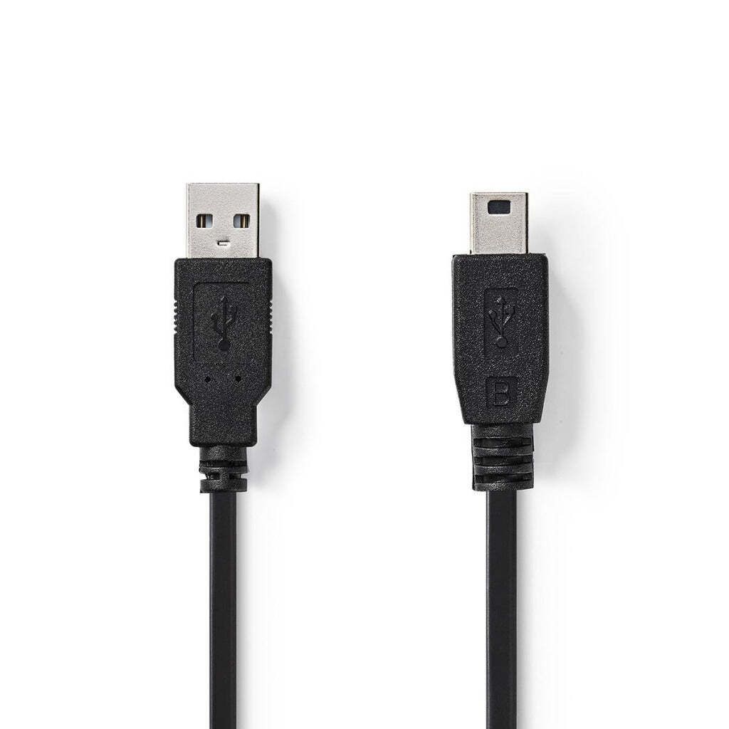Nedis ccgt60300bk10 Kabel USB 2.0 A Stecker - Mini 5-poliger Stecker 1,0 m schwarz