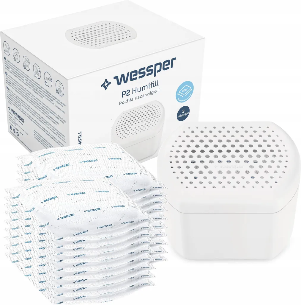 Wessper Moisture Killer: Deumidificatore Naturale con 19 Ricambi