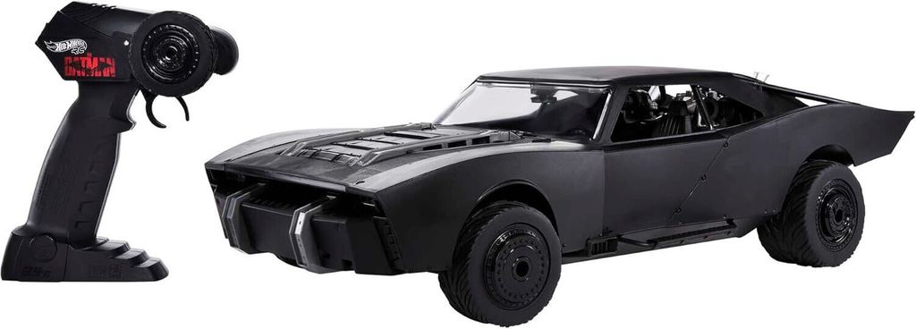 Hot Wheels - Ferngesteuertes Auto - DC The Batman Batmobil, ab 6 Jahren, Maßstab 1:10