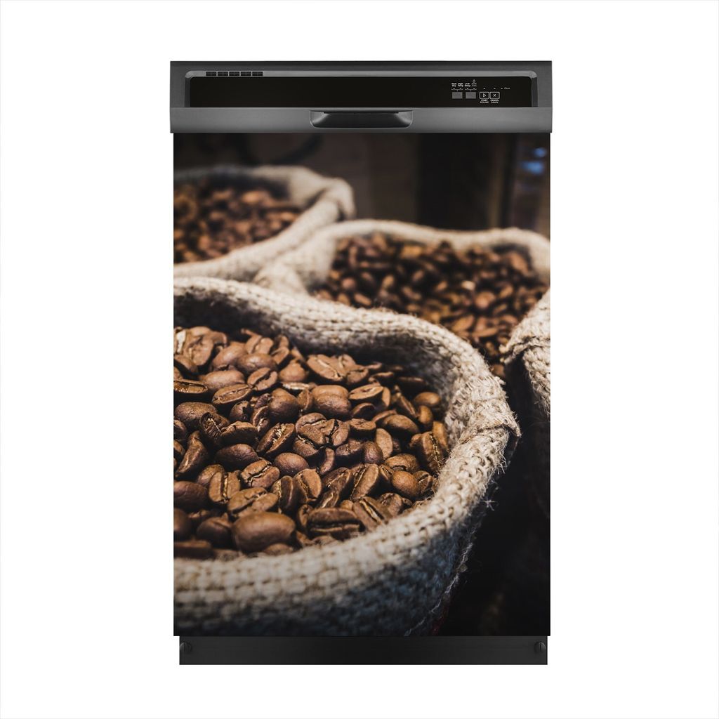 Magnete Dekorative 60x80 cm Küche Magnetmatte Spülmaschine - Kaffee Coffee Bohnen